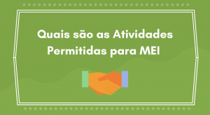 Quais São As Atividades Permitidas Para MEI? - MEI.com.vc